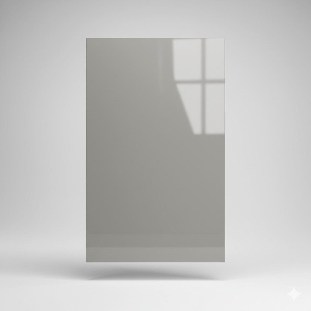 High Gloss Grey Cabinet Door Sample